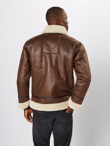 Veste d’hiver 'B3 FL' ALPHA INDUSTRIES en marron : derrière