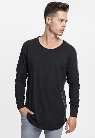 Urban Classics Shirt in Zwart: voorkant