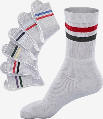GO IN Socks in Grey: front