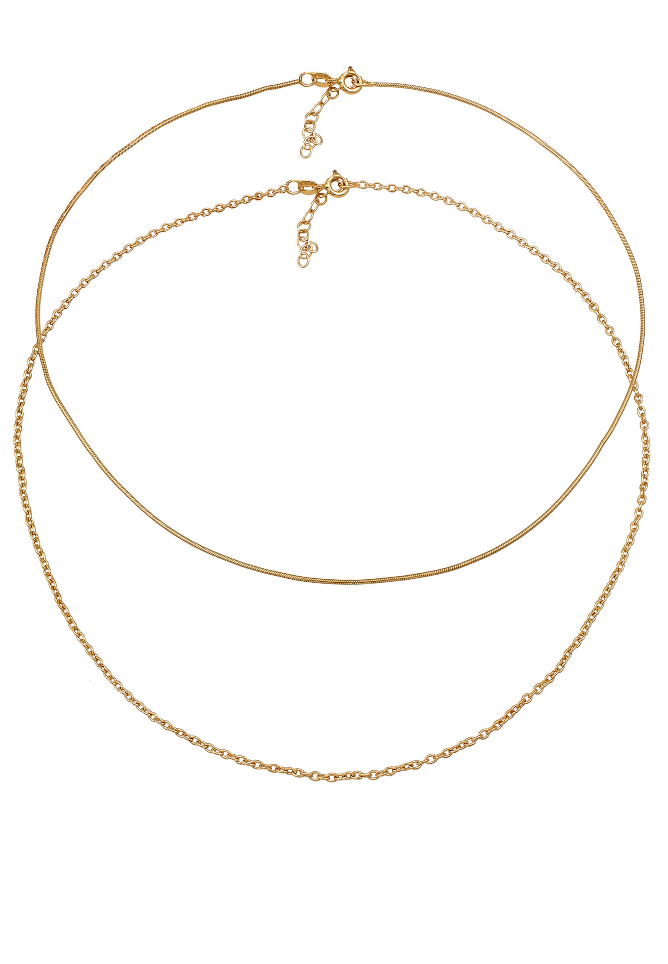 ELLI Necklace in Gold: front