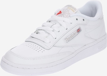 Reebok Låg sneaker 'CLUB C 85' i vit: framsida