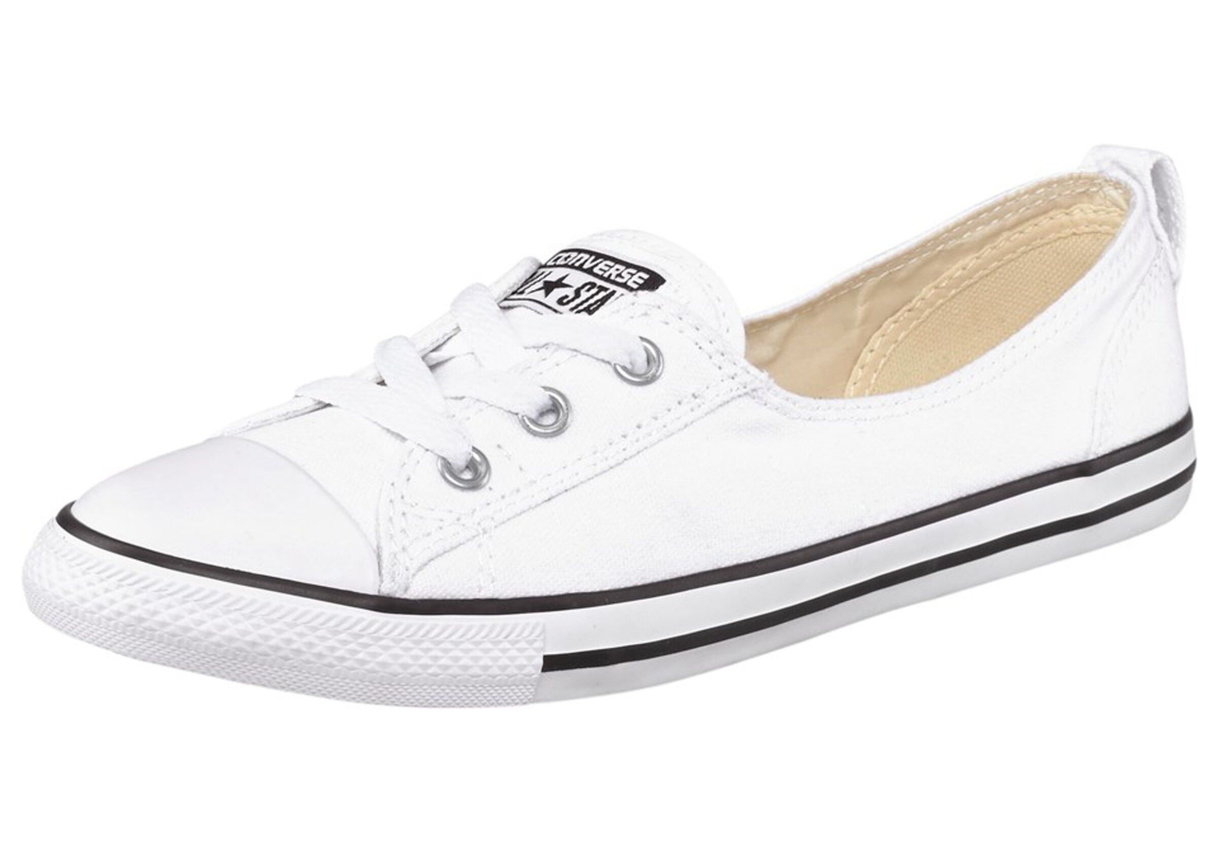 CONVERSE Platform trainers 'Chuck Taylor All Star' in White: front
