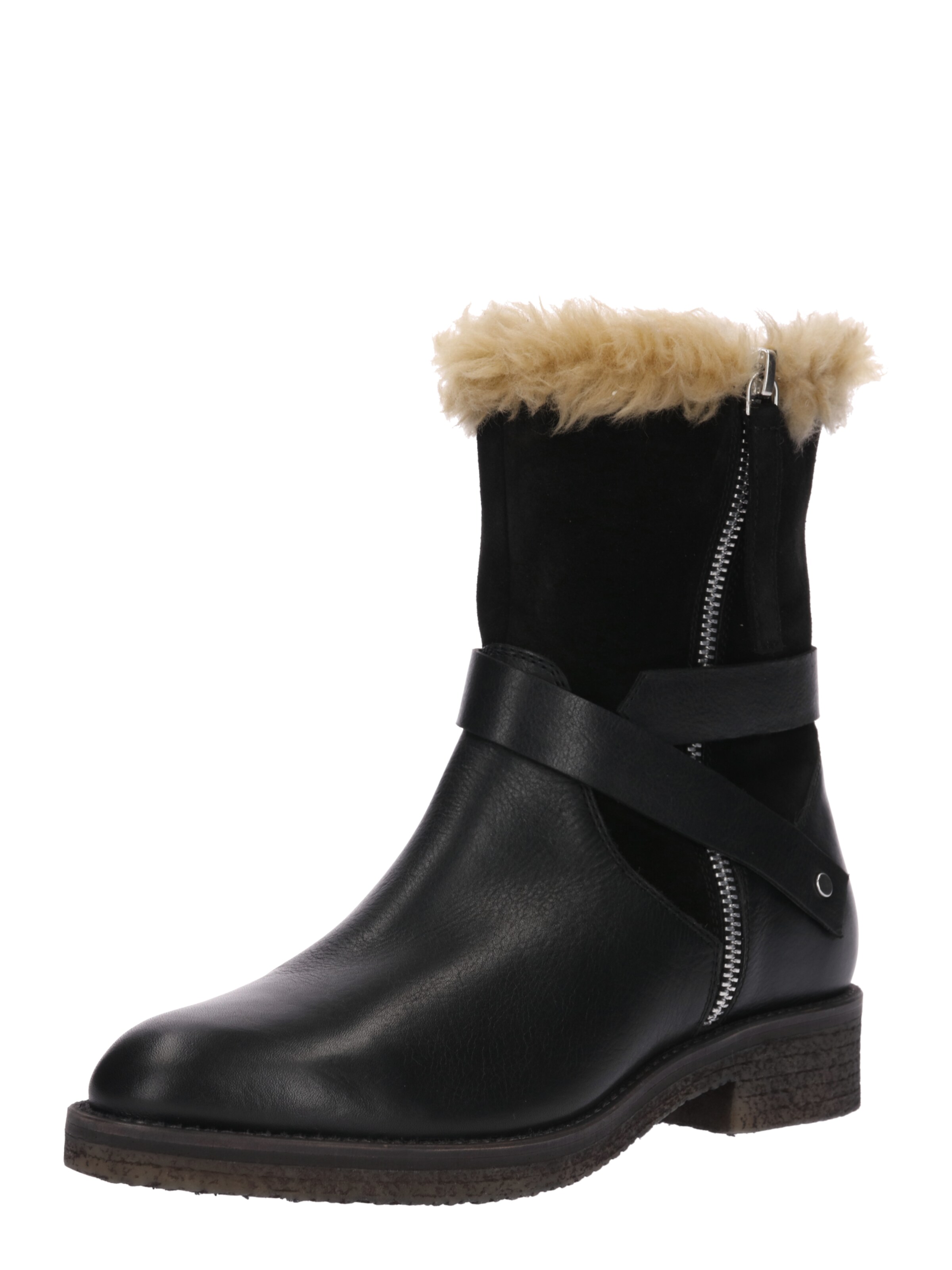 ABOUT YOU - Enkellaarsjes 'Lilith' in de kleur Zwart