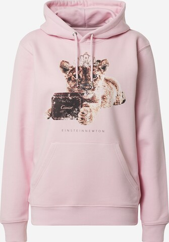 EINSTEIN & NEWTON Sweatshirt in Roze: voorkant