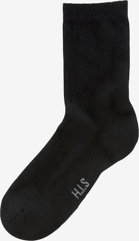 Chaussettes H.I.S en noir : devant