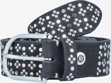 Cintura di b.belt Handmade in Germany in grigio: frontale