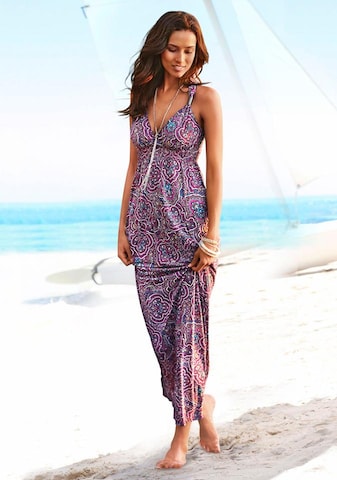LASCANA - Vestido de praia em roxo: frente