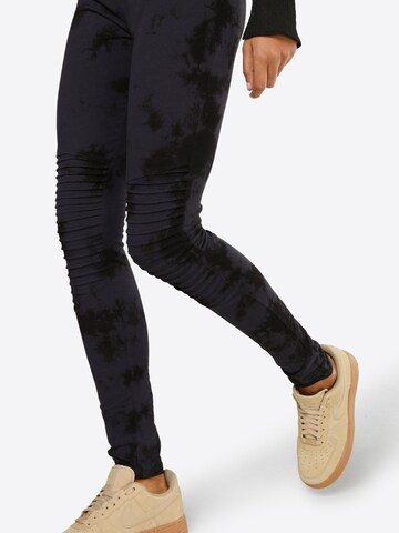 Urban Classics Skinny Leggings in Blauw