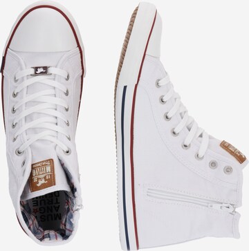 MUSTANG High-Top Sneakers in White