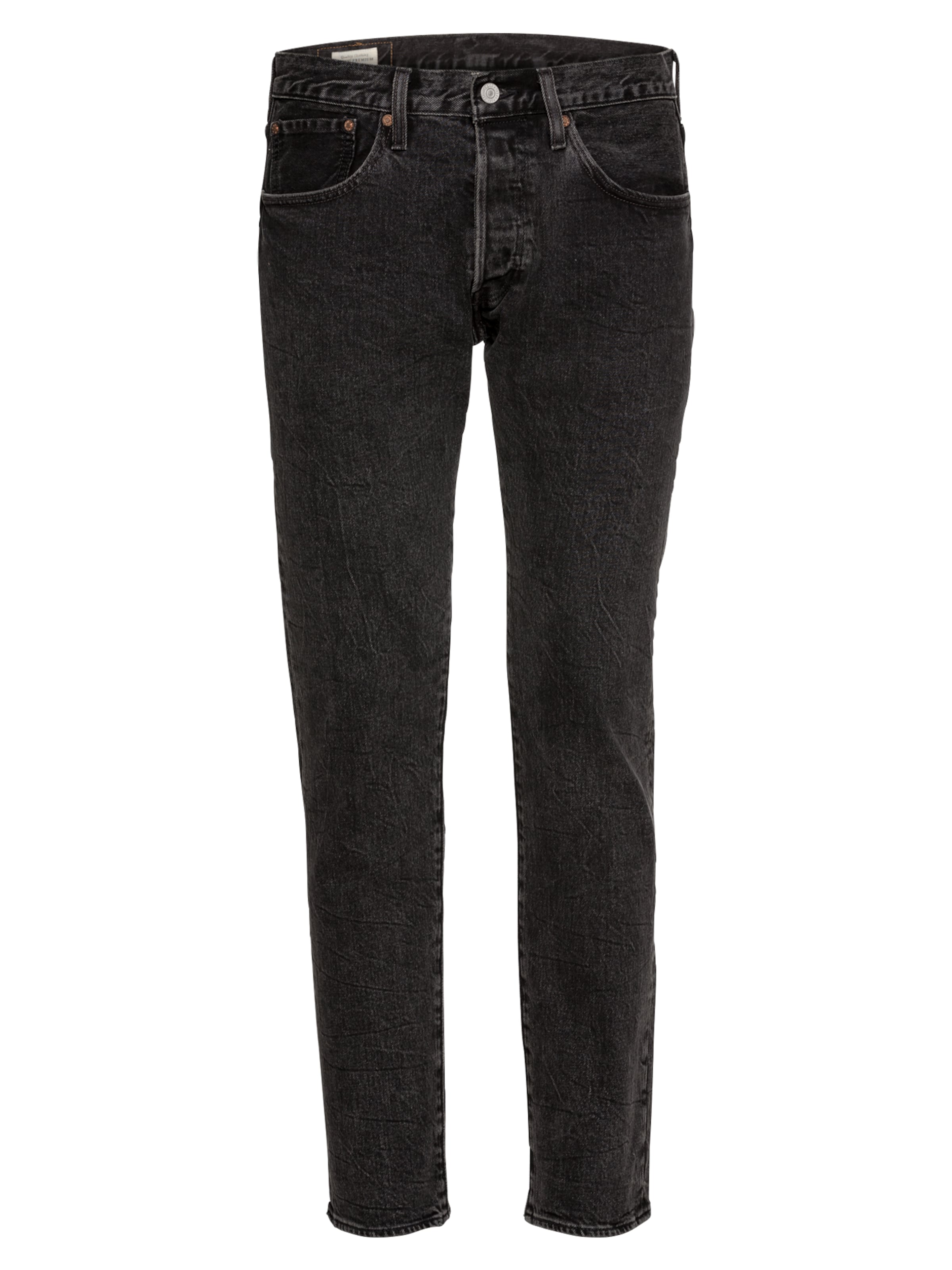LEVI'S - Jeans '501® TAPER BY JUSTIN TIMBERLAKE' in de kleur Black denim
