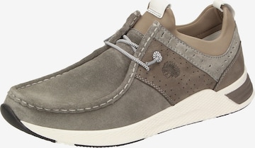 SIOUX Athletic Lace-Up Shoes in Grey: front