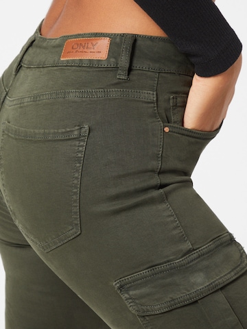 ONLY Slimfit Jeans 'Missouri' in Grün