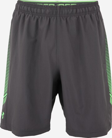 UNDER ARMOUR Sportbroek 'Woven Graphic' in Grijs: voorkant