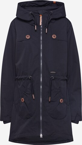 Alife and Kickin Tussenparka 'Charlotte' in Zwart: voorkant