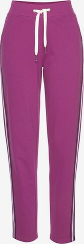 Pantalon de pyjama H.I.S en violet : devant