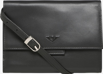 VOi Clutch in Black: front