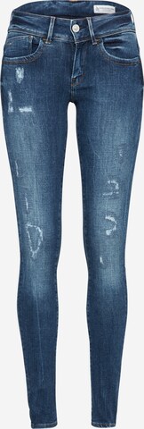 G-Star RAW Skinny Jeans in Blauw: voorkant