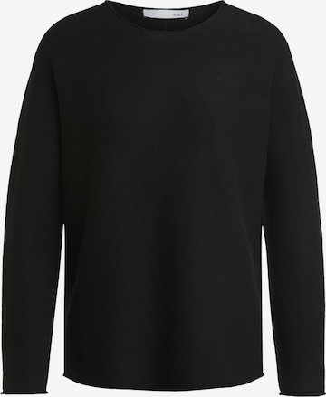 Pull-over OUI en noir : devant