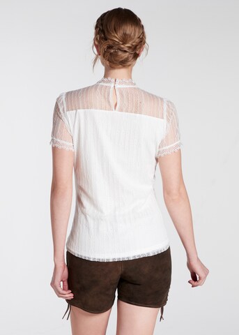 SPIETH & WENSKY Traditional Blouse 'Nelly' in White