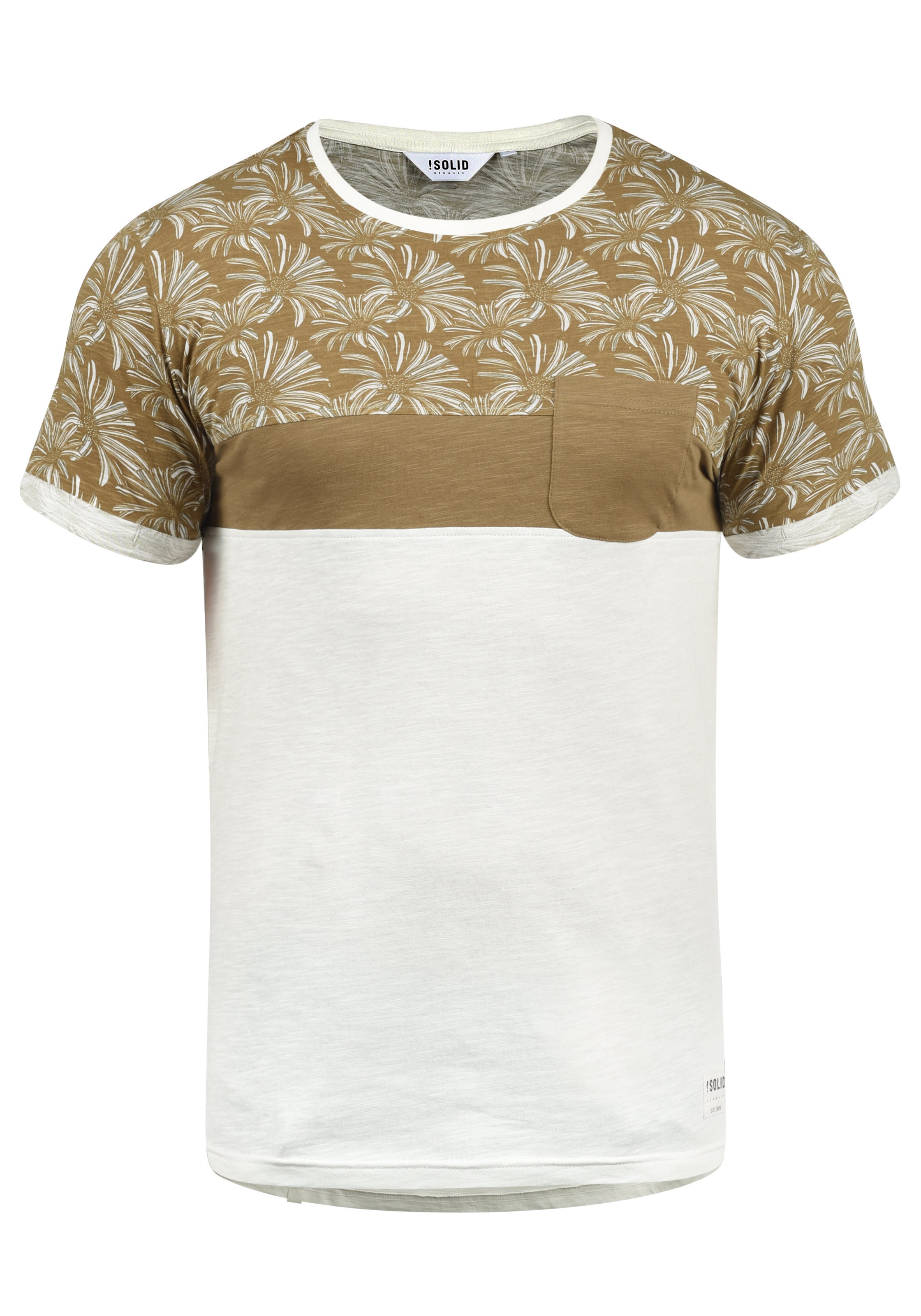 Maglietta 'Florian' di !Solid in marrone: frontale