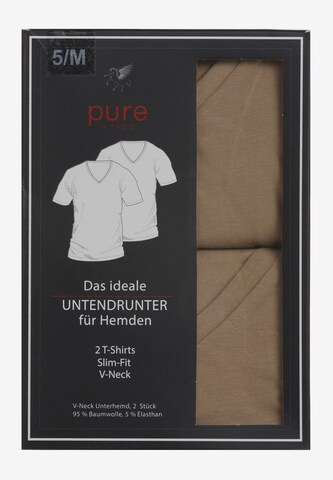 PURE Slim fit Shirt in Beige