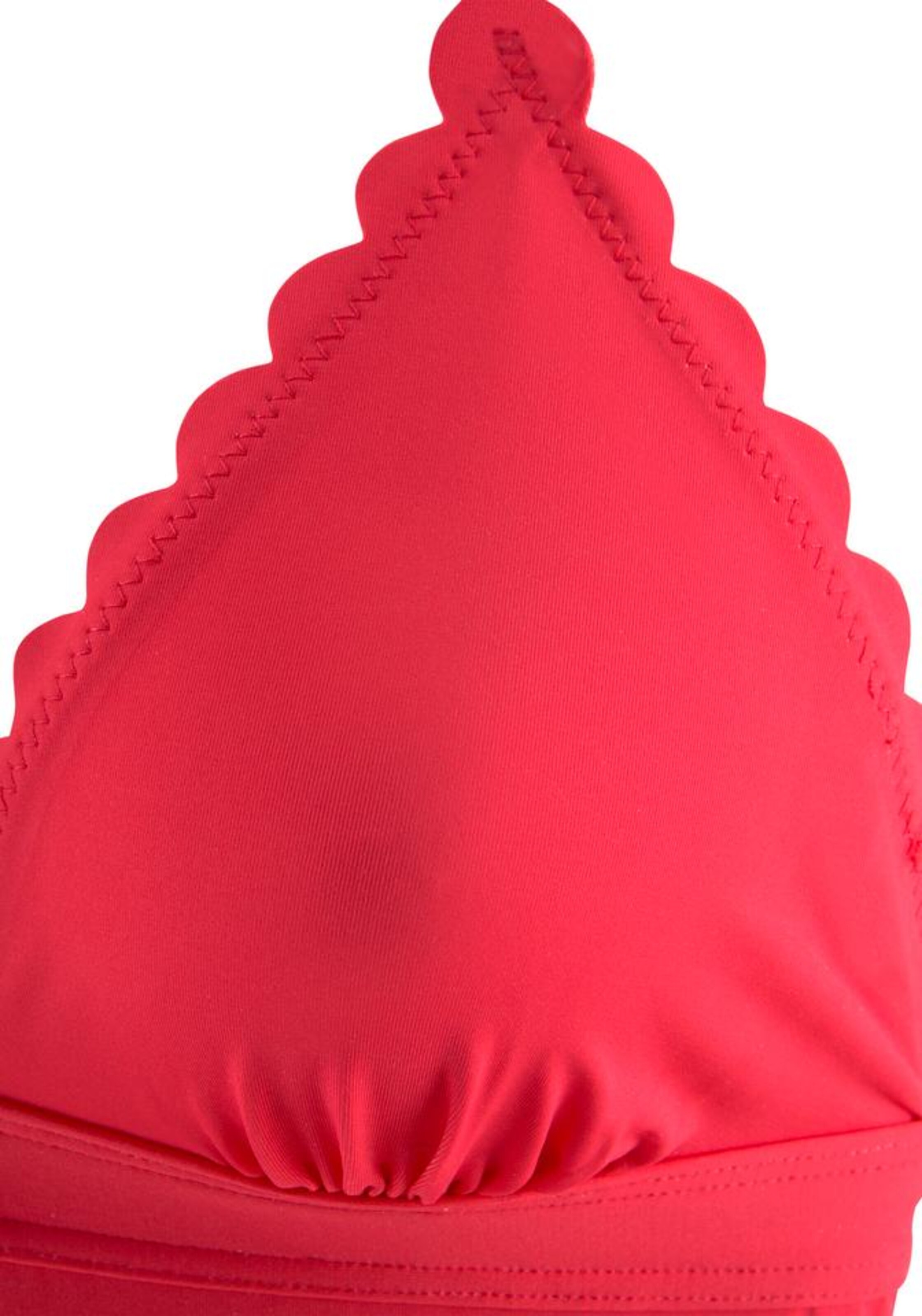 Triangle Maillot de bain 'Scallop' LASCANA en rouge