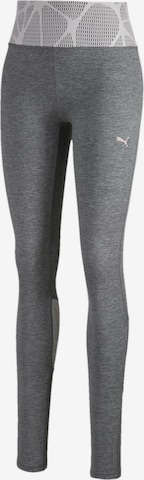 Skinny Pantalon de sport 'Eclipse' PUMA en gris : devant