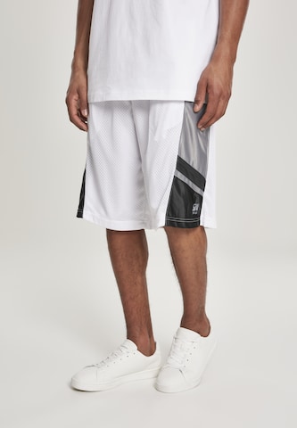 SOUTHPOLE Pants in White: front