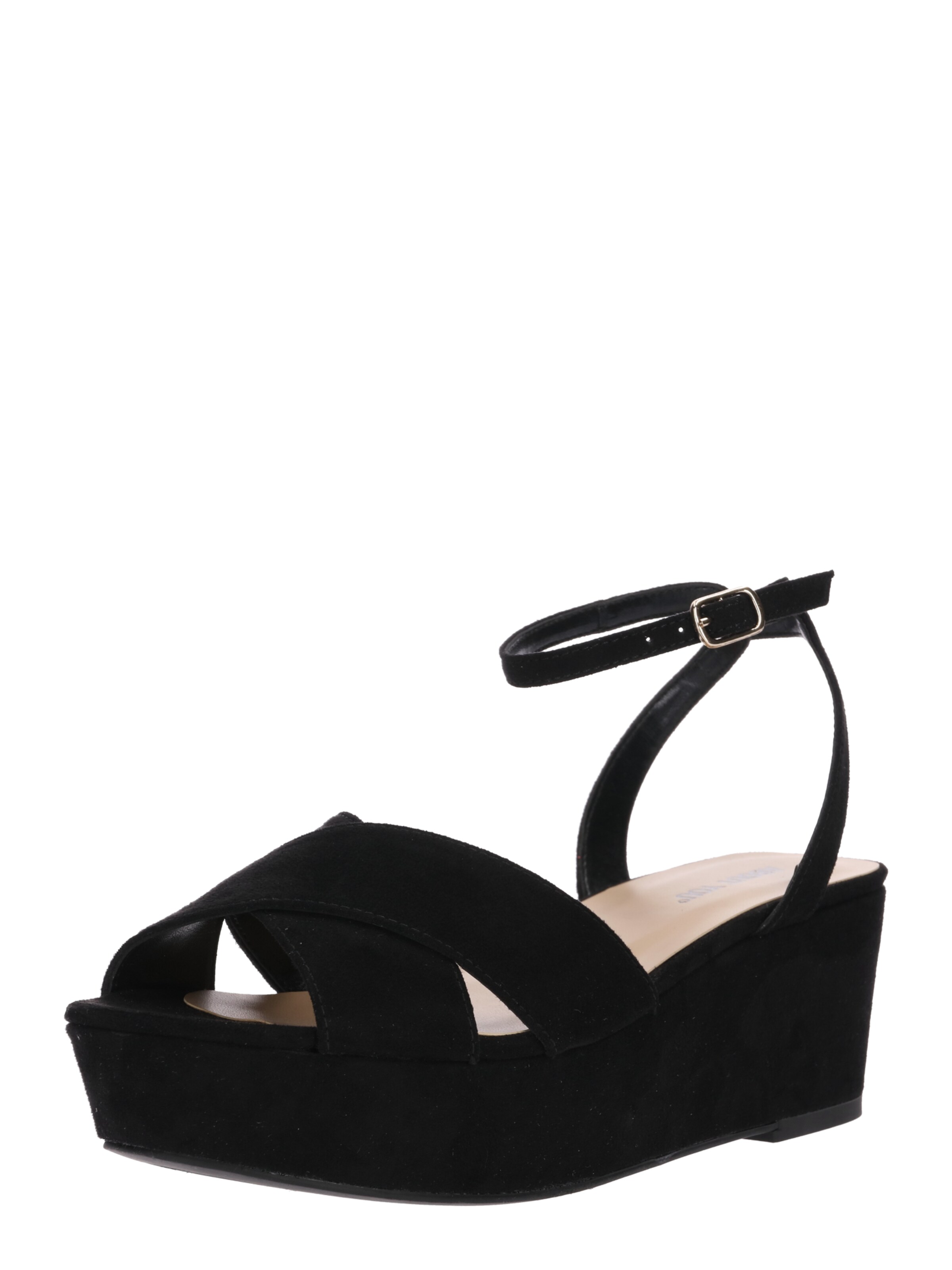 ABOUT YOU - Sandalen met riem 'Heidi' in de kleur Zwart