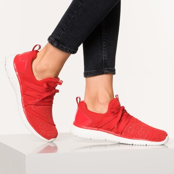 Rieker Slip-on in Rood: voorkant