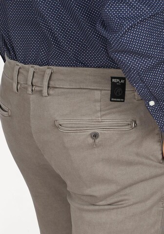 REPLAY Regular Chino Pants in Beige