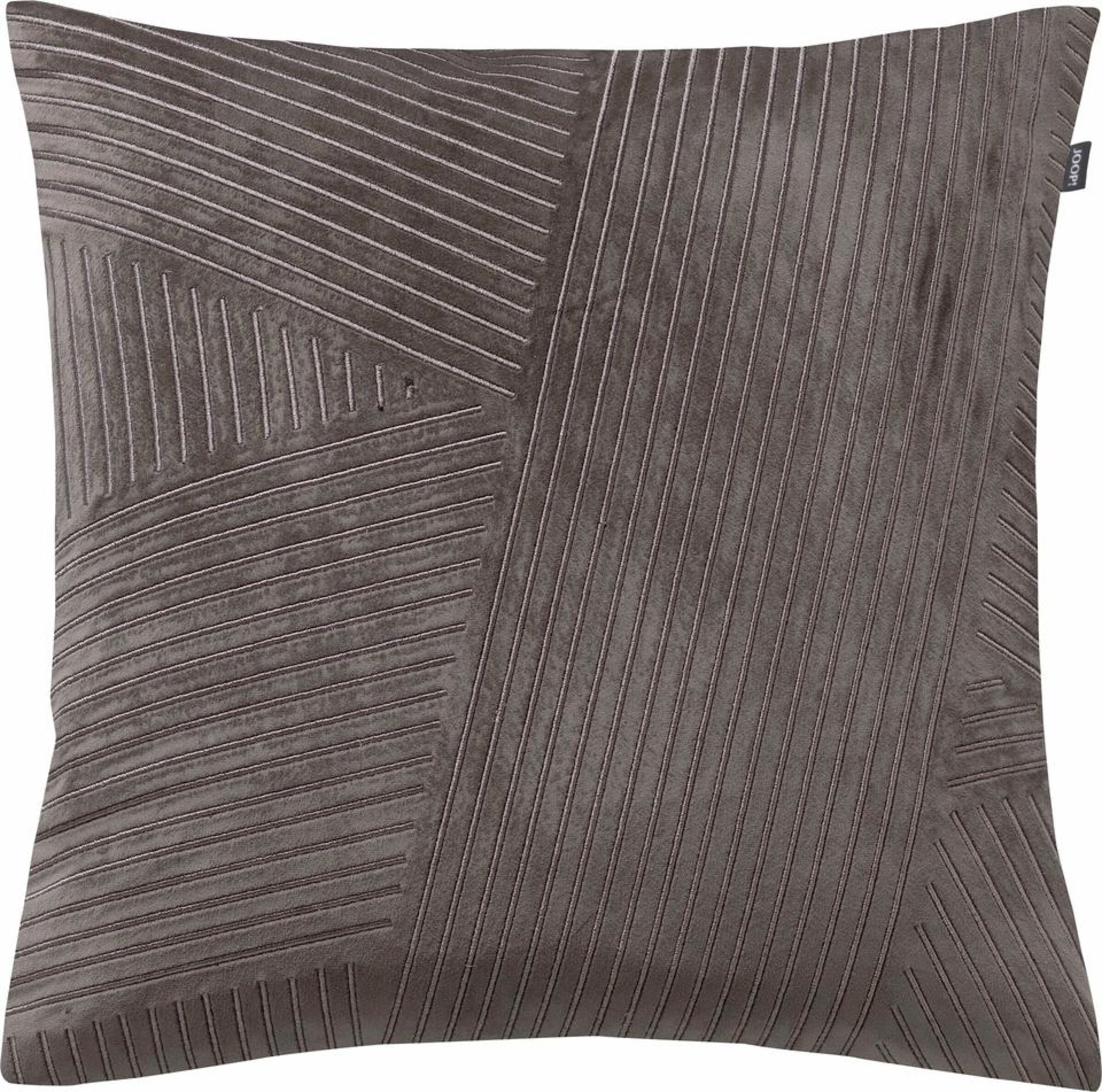 JOOP! - Kissenbezug, 'Crossed' in braun