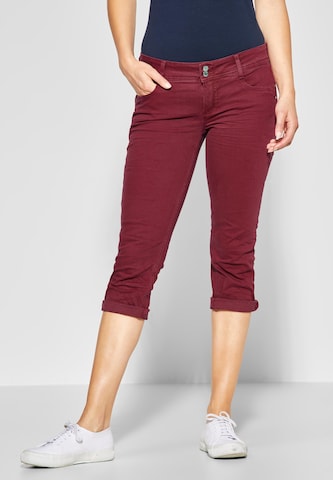 STREET ONE Jeans 'Crissi' in Rood: voorkant