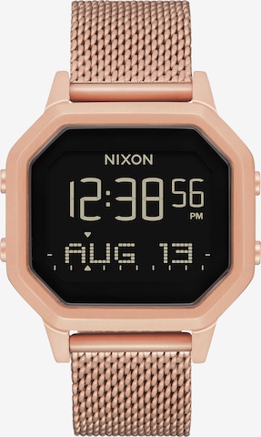 Nixon Digitaal horloge 'Siren Milanese' in Goud: voorkant