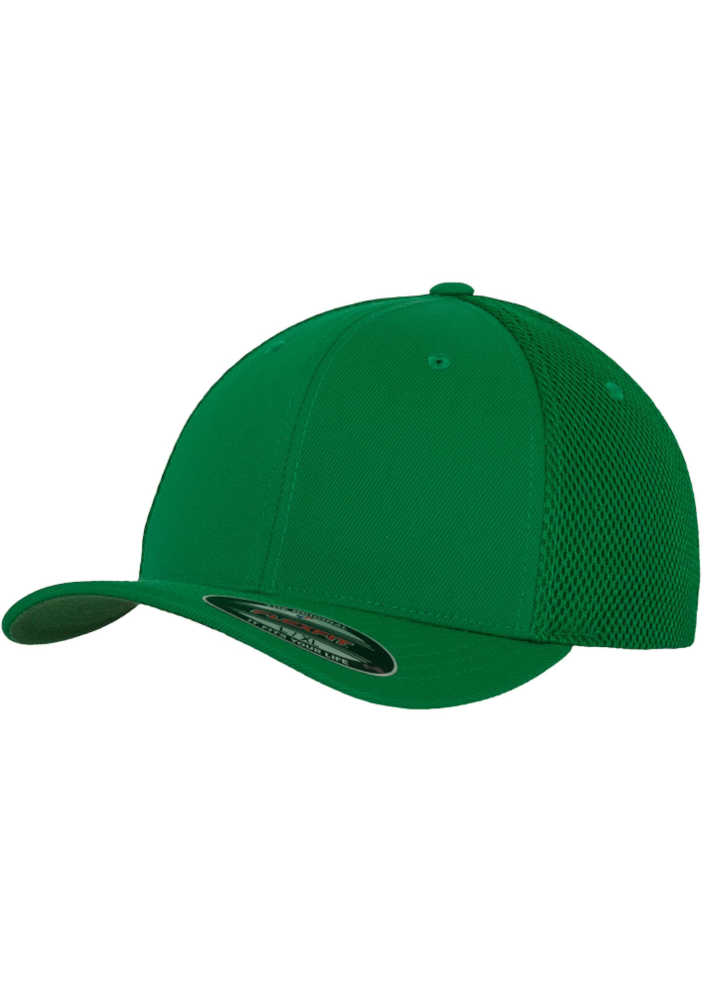 Casquette Flexfit en vert : devant