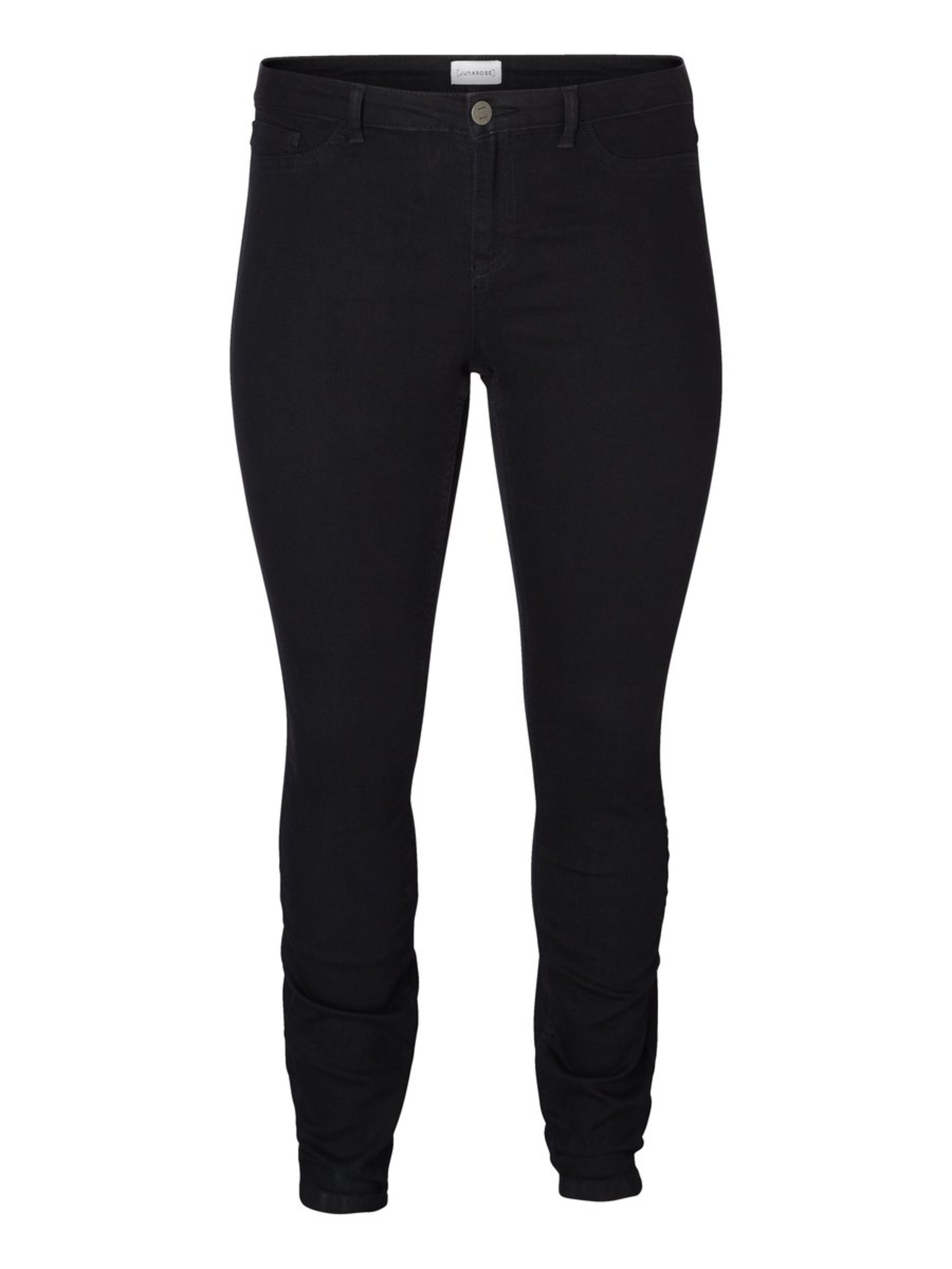 Junarose - Jeans 'JRQUEEN NORA NW SLIM BL JEANS' in de kleur Zwart