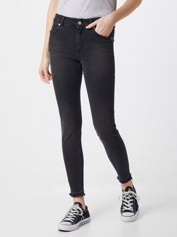 Global Funk Skinny Jeans 'Thirteen' in Zwart: voorkant