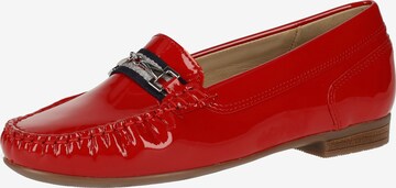 ARA Moccasins in Red: front