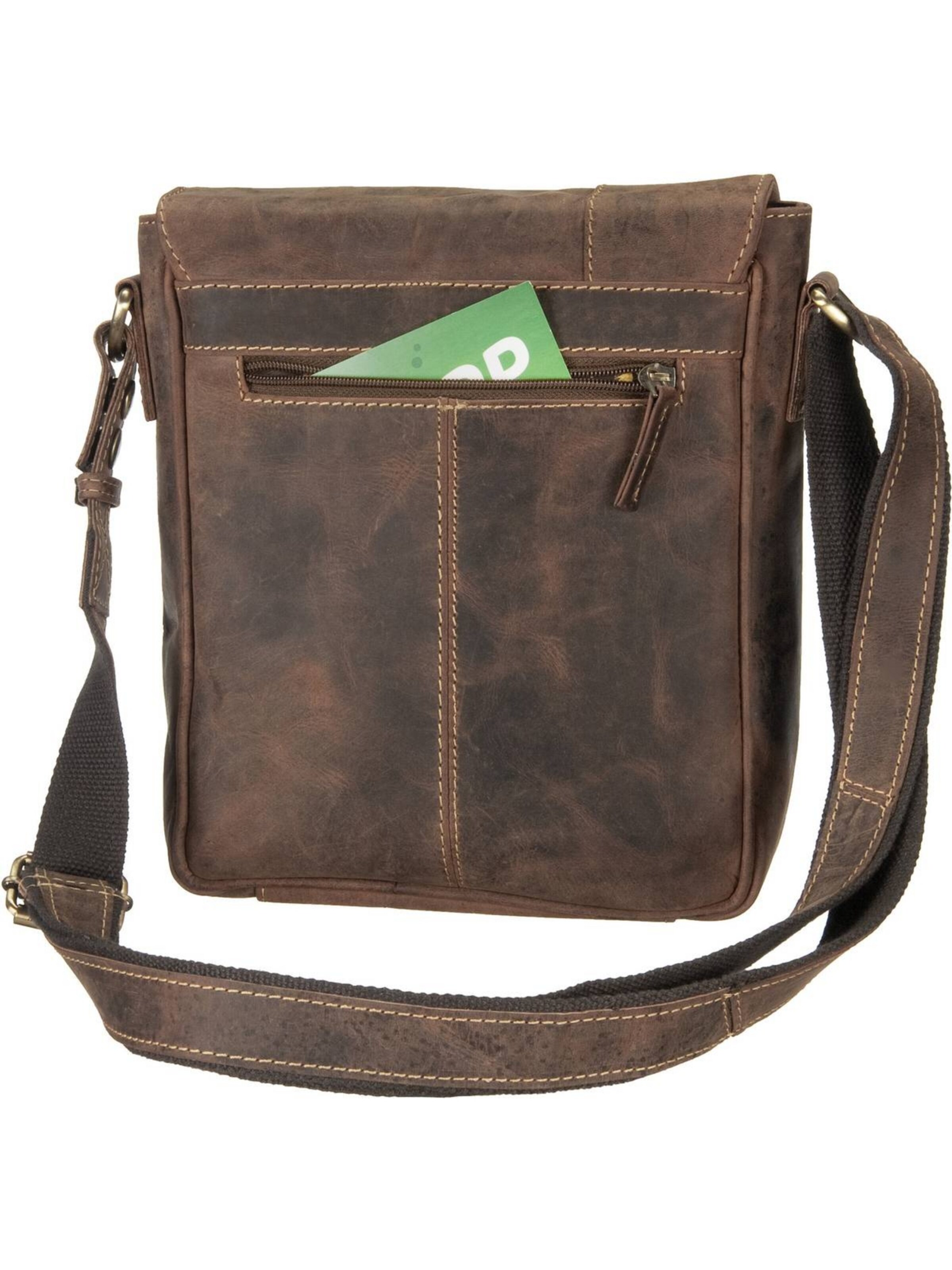 Sac à bandoulière GREENBURRY en marron