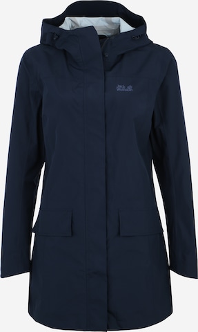 Manteau fonctionnel 'Cape York' JACK WOLFSKIN en bleu : devant