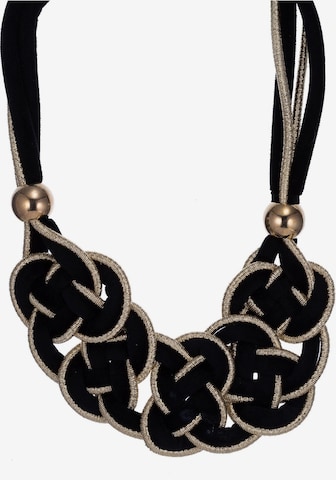 J. Jayz Necklace in Black: front