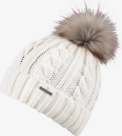chillouts Beanie 'Joan' in Dark beige / White, Item view
