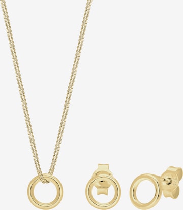 ELLI PREMIUM Sieraden set 'Geo' in Goud