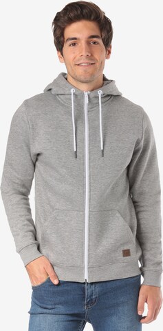 Lakeville Mountain Zip-Up Hoodie 'Timbo' in Grey: front