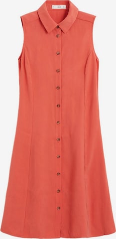 MANGO Shirt Dress 'Bowie' in Orange: front
