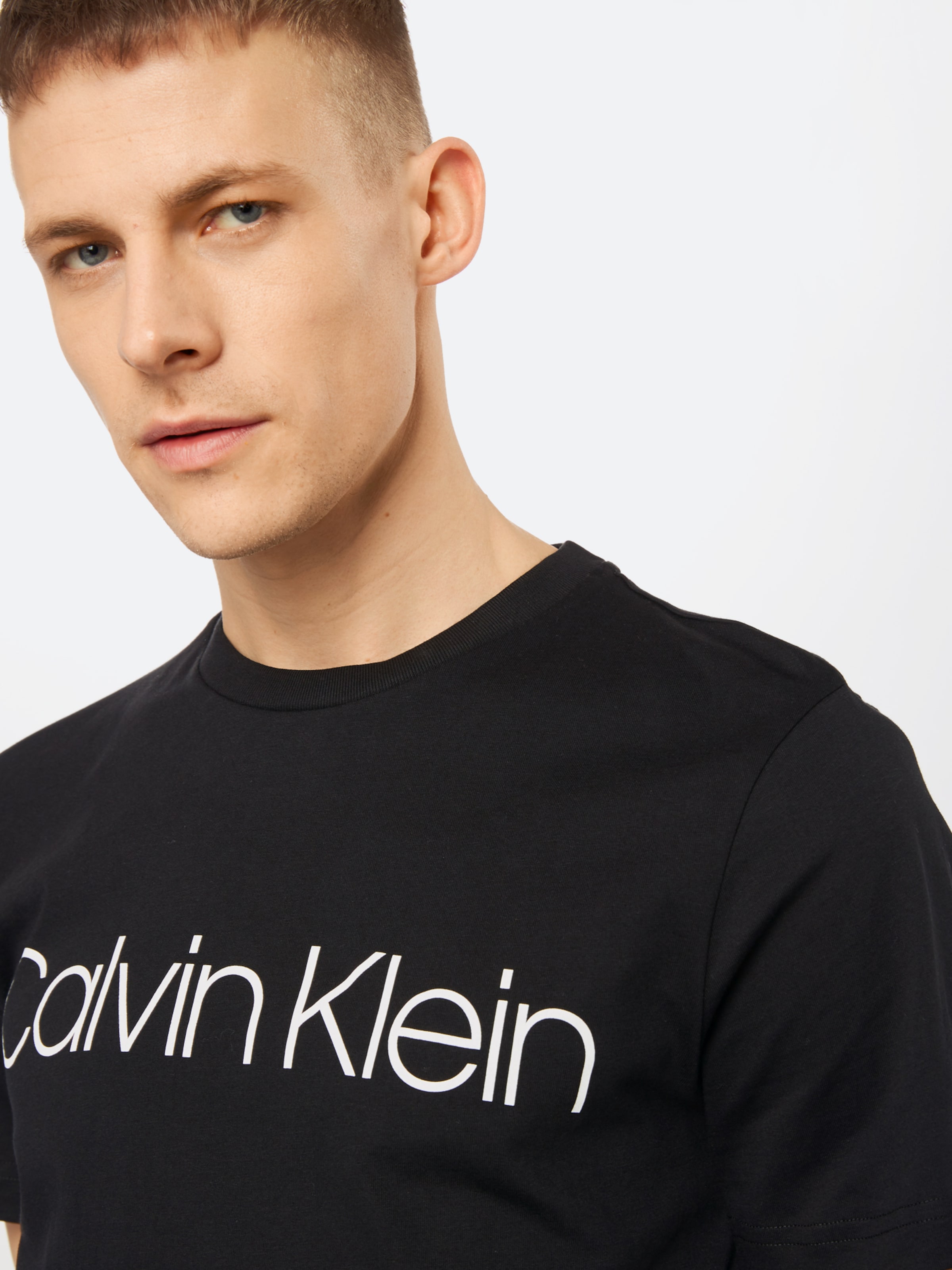 Männer Shirts Calvin Klein Shirt in Schwarz - ZZ31658