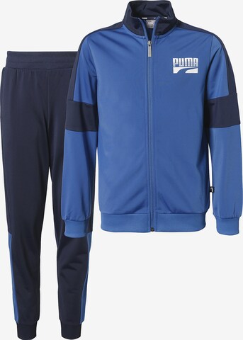 PUMA Trainingsanzug 'Rebel' in Blau: predná strana