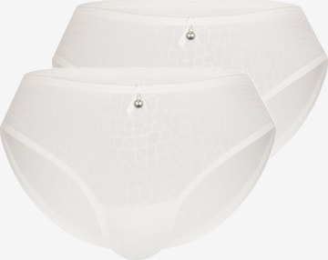 sassa Panty 'PURE ANIMAL' in White: front