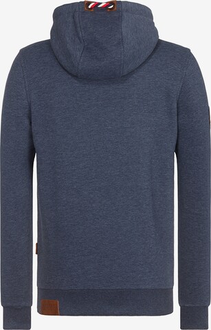 naketano Sweatshirt 'Supapimmel Jeck' in Blau