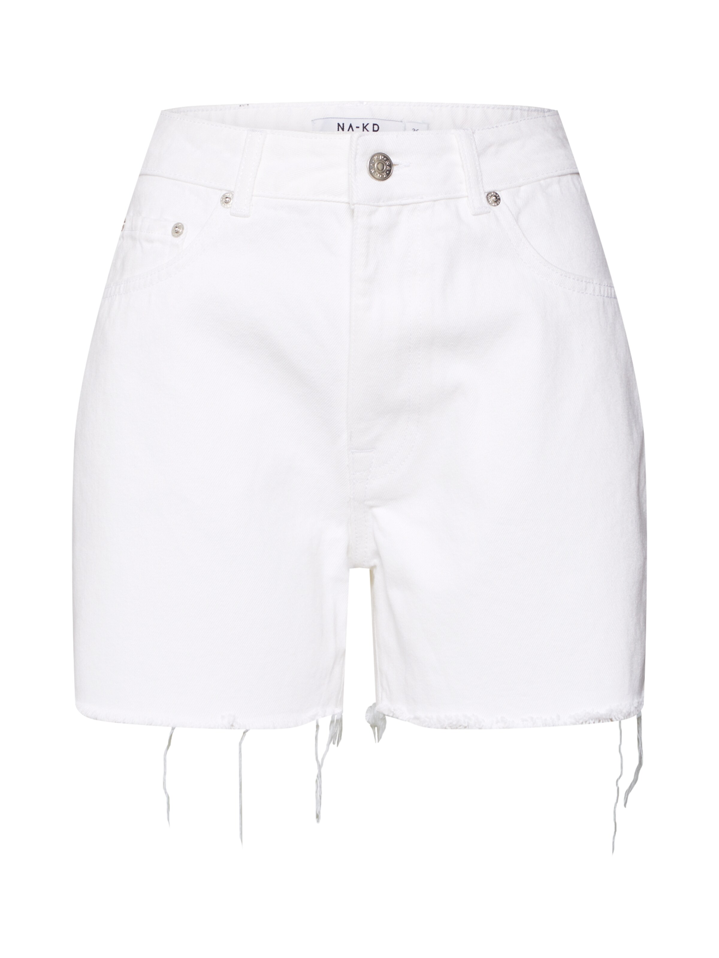 NA-KD - Jeans in de kleur Wit